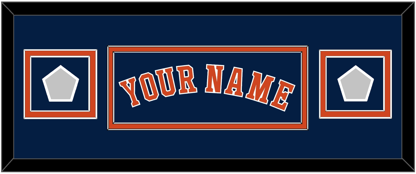 Houston Name & 2 World Series Jersey Patches - Alternate Blue - Signature Tier 4