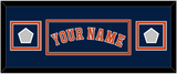 Houston Name & 2 World Series Jersey Patches - Alternate Blue - Double Mat 4
