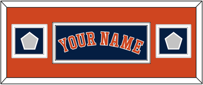 Houston Name & 2 World Series Jersey Patches - Alternate Blue - Signature Tier 6