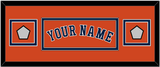 Houston Name & 2 World Series Champions Patches - Alternate Orange - Double Mat 4