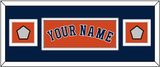 Houston Name & 2 World Series Champions Patches - Alternate Orange - Double Mat 6