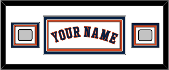 Houston Name & 2 World Series Champions Patches - Home White - Triple Mat 2