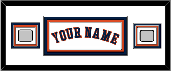 Houston Name & 2 World Series Jersey Patches - Home White - Triple Mat 2