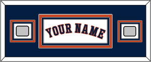 Houston Name & 2 World Series Jersey Patches - Home White - Triple Mat 4