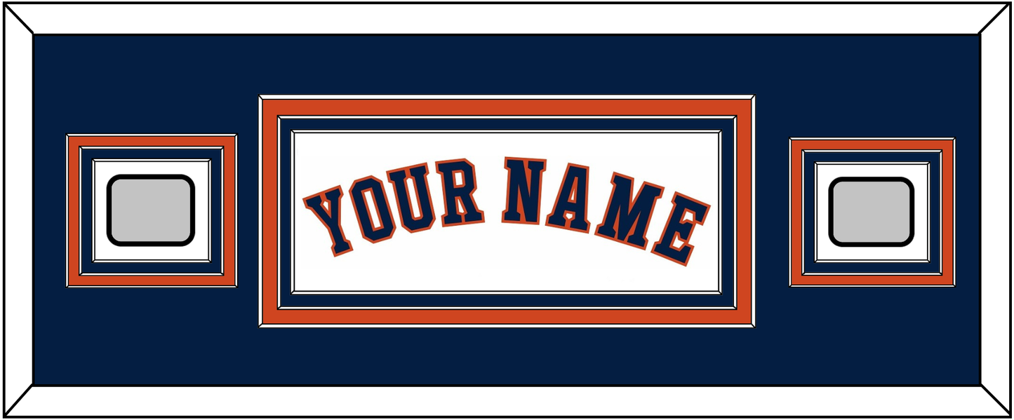 Houston Name & 2 World Series Champions Patches - Home White - Premier Tier 4