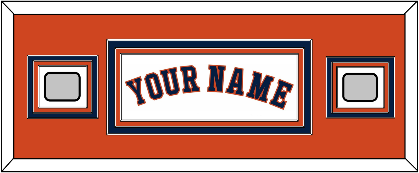 Houston Name & 2 World Series Champions Patches - Home White - Premier Tier 6