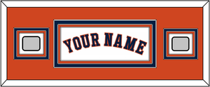 Houston Name & 2 World Series Jersey Patches - Home White - Triple Mat 6