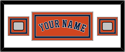 Houston Name & 2 World Series Champions Patches - Alternate Orange - Premier Tier 2