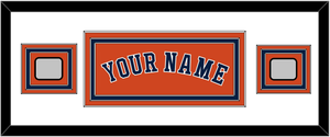 Houston Name & 2 World Series Champions Patches - Alternate Orange - Triple Mat 2