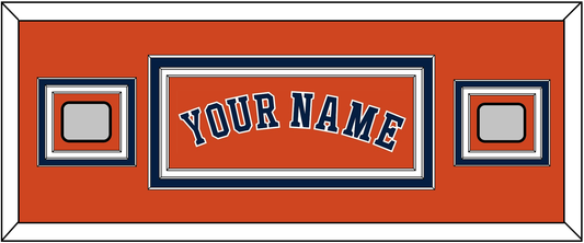 Houston Name & 2 World Series Jersey Patches - Alternate Orange - Premier Tier 4
