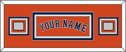 Houston Name & 2 World Series Champions Patches - Alternate Orange - Premier Tier 4