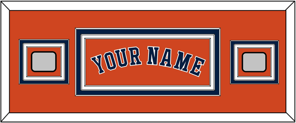 Houston Name & 2 World Series Champions Patches - Alternate Orange - Triple Mat 4