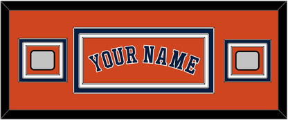 Houston Name & 2 World Series Champions Patches - Alternate Orange - Premier Tier 4