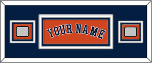 Houston Name & 2 World Series Jersey Patches - Alternate Orange - Triple Mat 6