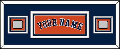 Houston Name & 2 World Series Champions Patches - Alternate Orange - Premier Tier 6