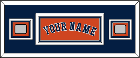 Houston Name & 2 World Series Champions Patches - Alternate Orange - Premier Tier 6