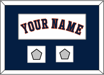 Houston Name & 2 World Series Champions Patches - Home White - Essential Tier 1