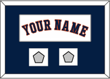 Houston Name & 2 World Series Jersey Patches - Home White - Single Mat 1