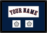 Houston Name & 2 World Series Champions Patches - Home White - Single Mat 1