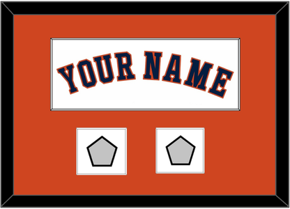 Houston Name & 2 World Series Champions Patches - Home White - Essential Tier 3