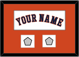 Houston Name & 2 World Series Jersey Patches - Home White - Single Mat 3