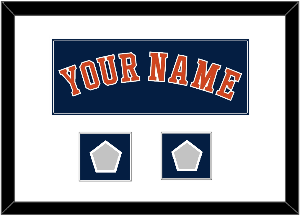 Houston Name & 2 World Series Champions Patches - Alternate Blue - Essential Tier 1