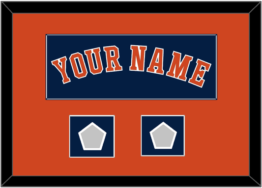 Houston Name & 2 World Series Champions Patches - Alternate Blue - Essential Tier 3