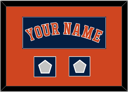 Houston Name & 2 World Series Jersey Patches - Alternate Blue - Essential Tier 3