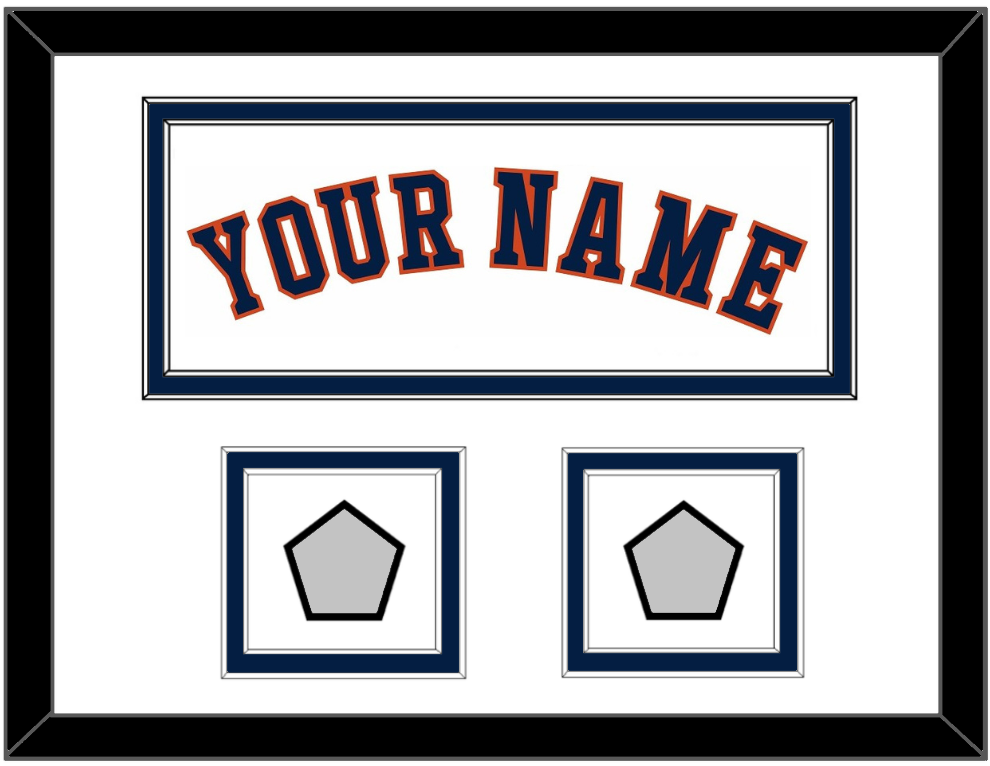Houston Name & 2 World Series Champions Patches - Home White - Signature Tier 1