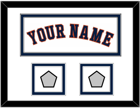 Houston Name & 2 World Series Champions Patches - Home White - Signature Tier 1