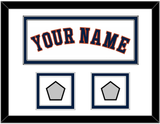 Houston Name & 2 World Series Champions Patches - Home White - Double Mat 1