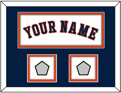 Houston Name & 2 World Series Champions Patches - Home White - Signature Tier 5
