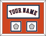 Houston Name & 2 World Series Jersey Patches - Home White - Double Mat 7