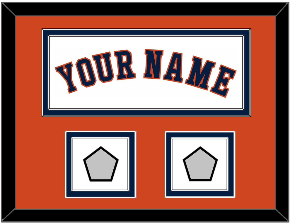 Houston Name & 2 World Series Champions Patches - Home White - Signature Tier 7