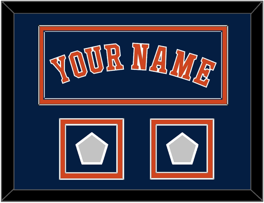 Houston Name & 2 World Series Jersey Patches - Alternate Blue - Signature Tier 3