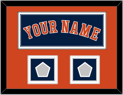 Houston Name & 2 World Series Champions Patches - Alternate Blue - Signature Tier 5