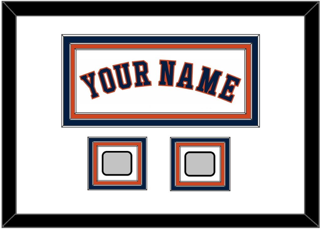 Houston Name & 2 World Series Jersey Patches - Home White - Premier Tier 1