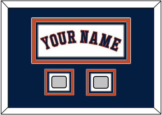 Houston Name & 2 World Series Champions Patches - Home White - Premier Tier 3