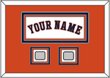 Houston Name & 2 World Series Jersey Patches - Home White - Triple Mat 5