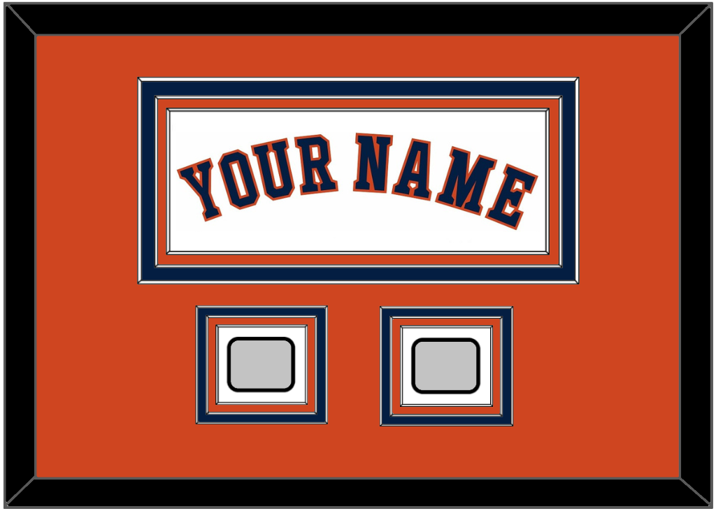 Houston Name & 2 World Series Jersey Patches - Home White - Premier Tier 5