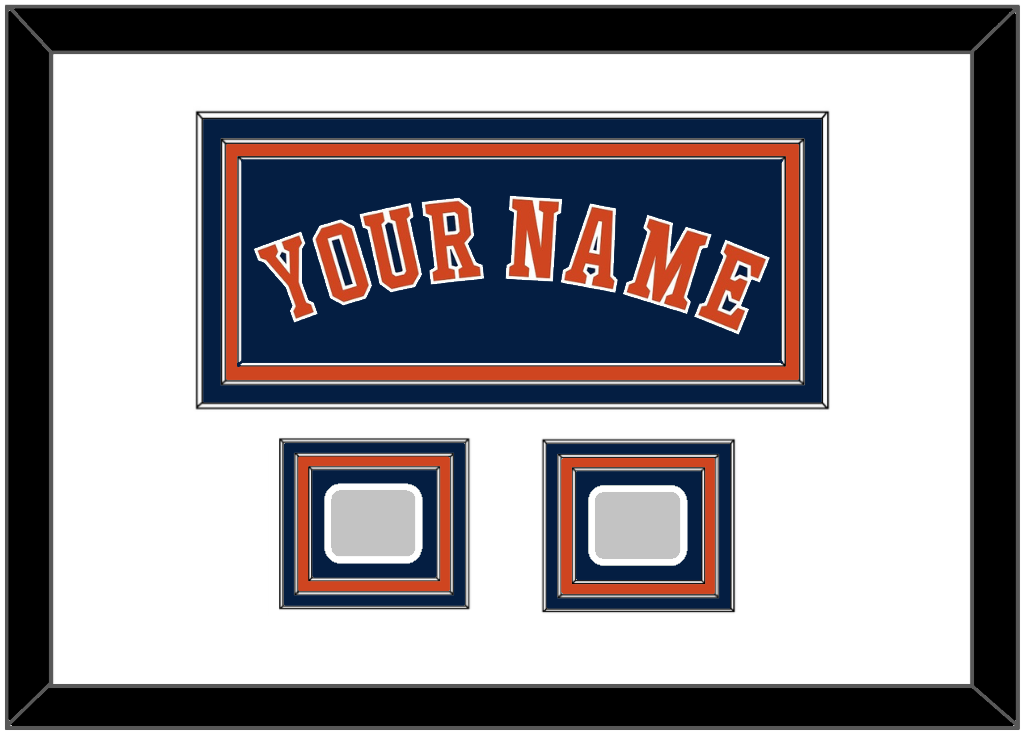 Houston Name & 2 World Series Champions Patches - Alternate Blue - Premier Tier 1