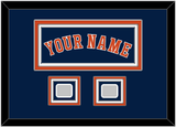 Houston Name & 2 World Series Jersey Patches - Alternate Blue - Triple Mat 3