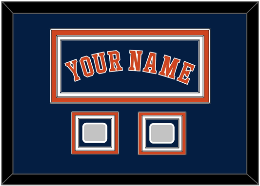 Houston Name & 2 World Series Champions Patches - Alternate Blue - Premier Tier 3
