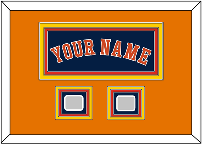 Houston Name & 2 World Series Jersey Patches - Alternate Blue - Premier Tier 5