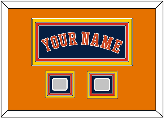 Houston Name & 2 World Series Jersey Patches - Alternate Blue - Premier Tier 5