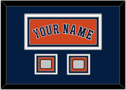 Houston Name & 2 World Series Jersey Patches - Alternate Orange - Premier Tier 5