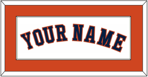 Houston Name - Home White - Single Mat 2