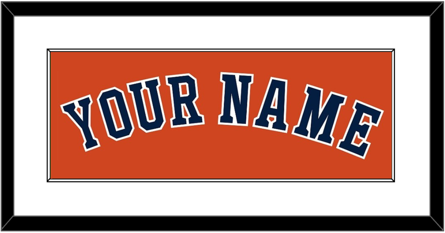 Houston Name - Alternate Orange - Essential Tier 1