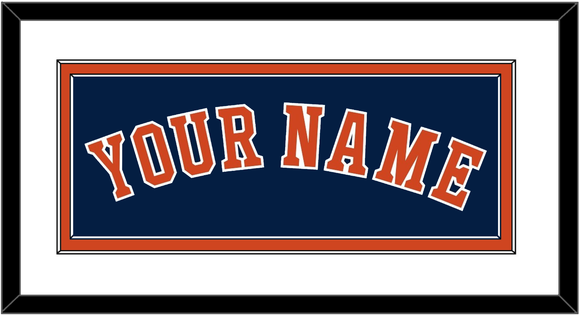 Houston Name - Alternate Blue - Double Mat 1