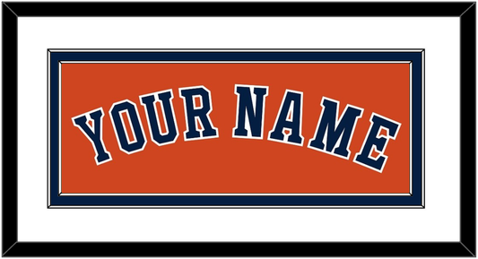 Houston Name - Alternate Orange - Signature Tier 1